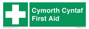 Cymorth Cyntaf First Aid in Welsh
